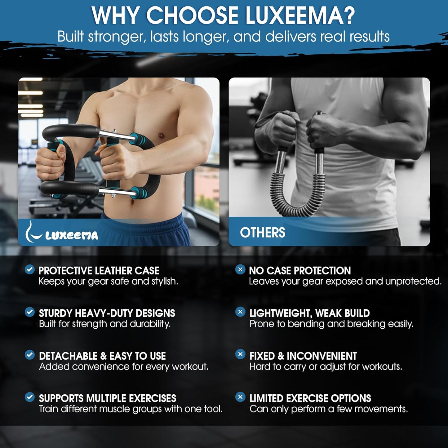 Luxeema Adjustable Twister Arm Trainer 40–100 LB