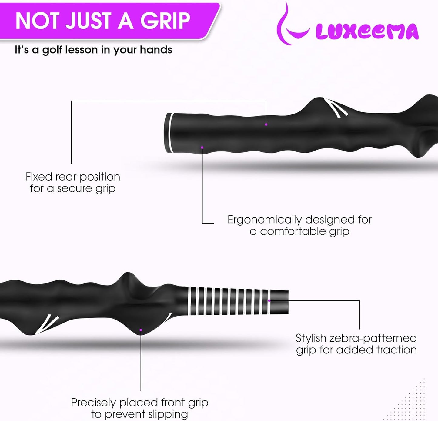 Luxeema Golf Grip Trainer – Right Hand